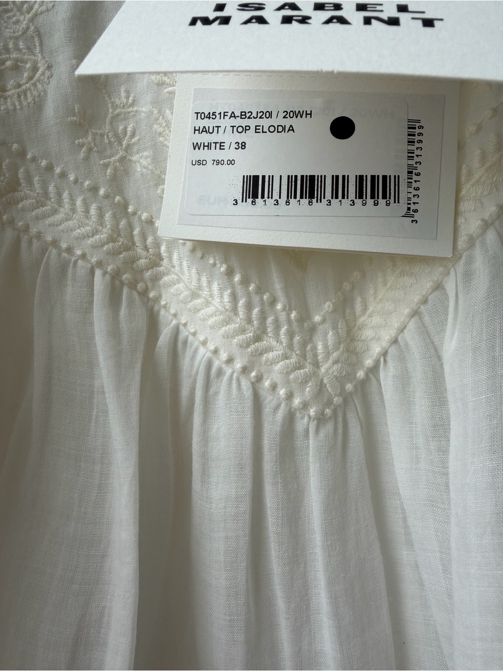 ISABEL MARANT
Elodia embroidered ramie blouse - Picture 14 of 16